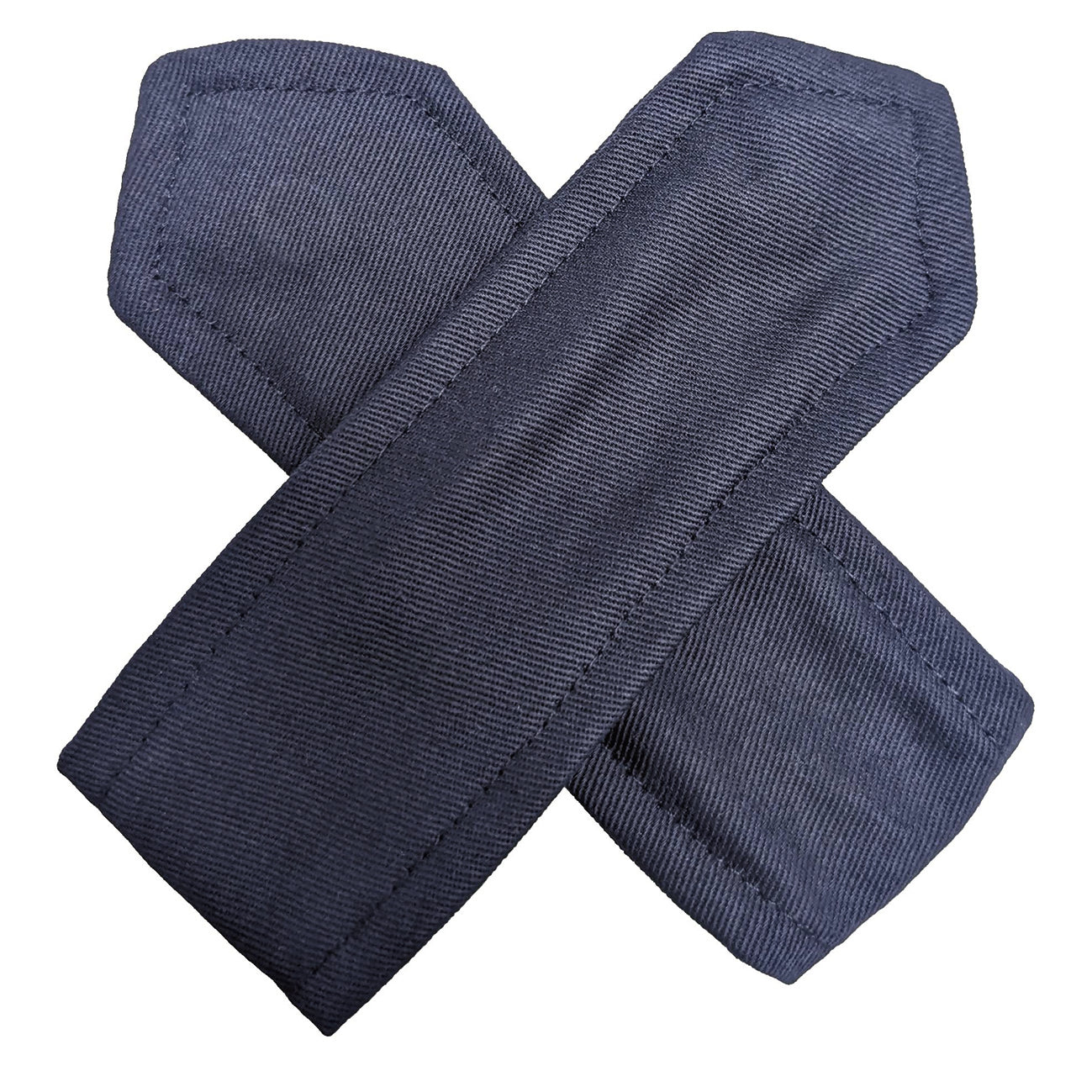 Schulteradapter Fleecejacke für Schulterschlaufen blau