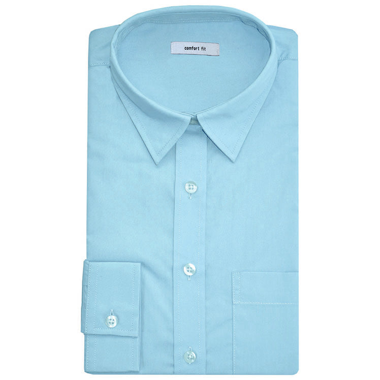 Diensthemd, Bluse, ohne Tunnel, Damen Feuerwehr, langarm, hellblau, 1 Brusttasche Murk