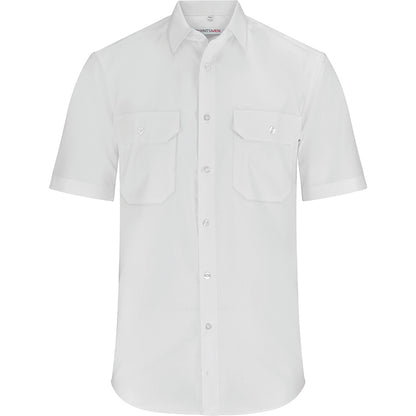 Diensthemd Feuerwehr, mit Tunnel, kurzarm, Kent Kragen, Herren, slim fit, weiß