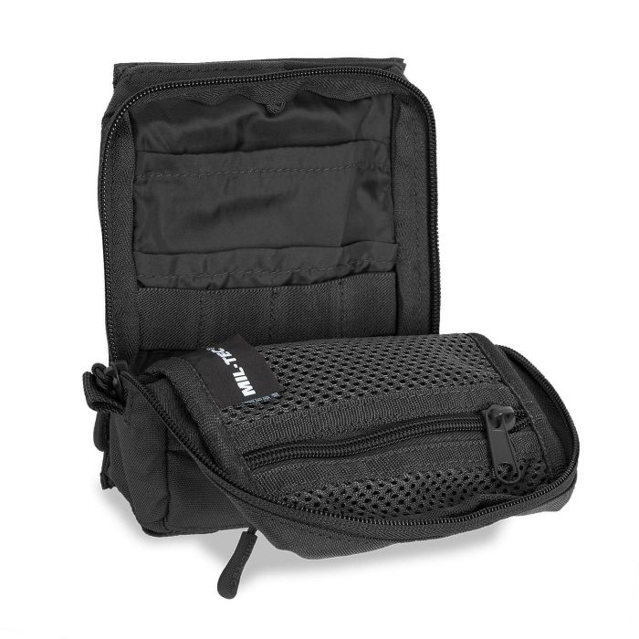 Koppeltasche Multipurpose mit Klettrücken schwarz