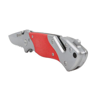 Feuerwehr Rettungsmesser Economy I, Dönges, abgerundete Klinge, rot