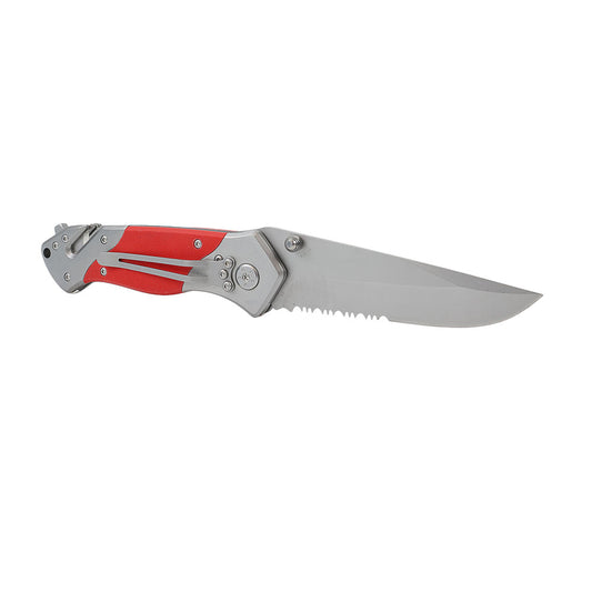 Feuerwehr Rettungsmesser Economy I, Dönges, abgerundete Klinge, rot