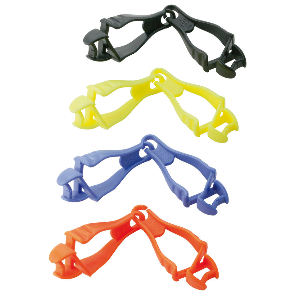 Handschuhclip Grabber, Handschuhalter Ergodyne, gelb, schwarz, blau, orange, rot,