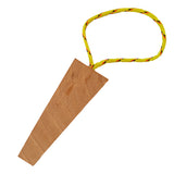 3D Holzkeil, Hartholz, mit Kordel, Karabiner oder neutral, Feuerwehr, Rettungsdienst