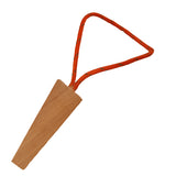 3D Holzkeil, Hartholz, mit Kordel, Karabiner oder neutral, Feuerwehr, Rettungsdienst