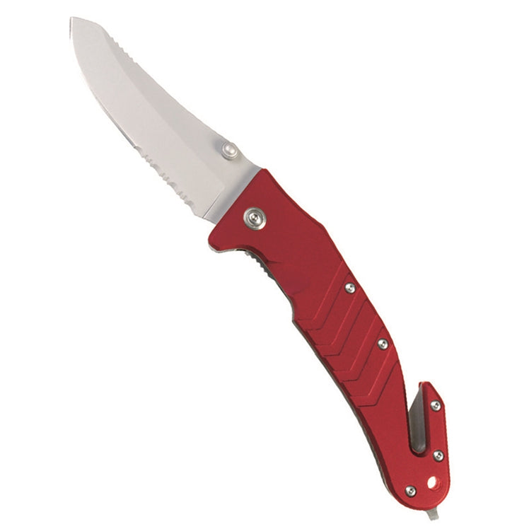 Rettungsmesser mit Clip rot