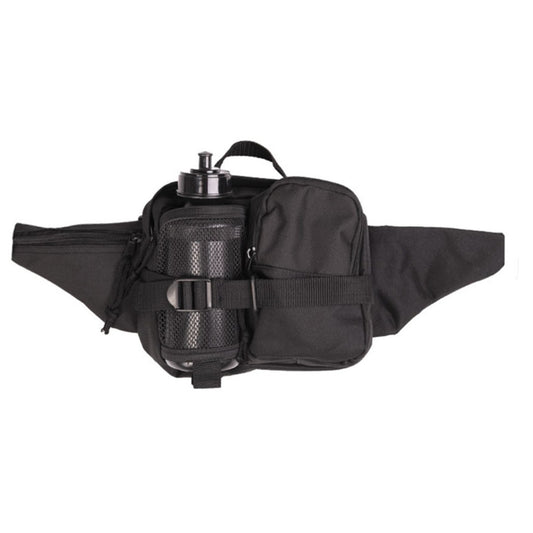 Bauchtasche multifunktions Gürteltasche mit Trinkflasche schwarz MTB-Tasche
