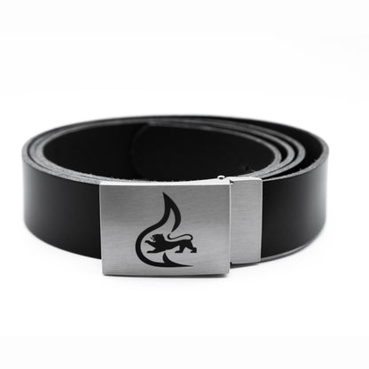 Feuerwehr Baden-Württemberg Gürtel mit Staufer Löwe Koppel Ledergürtel