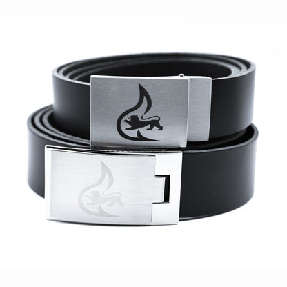 Feuerwehr Baden-Württemberg Gürtel mit Staufer Löwe Koppel Ledergürtel