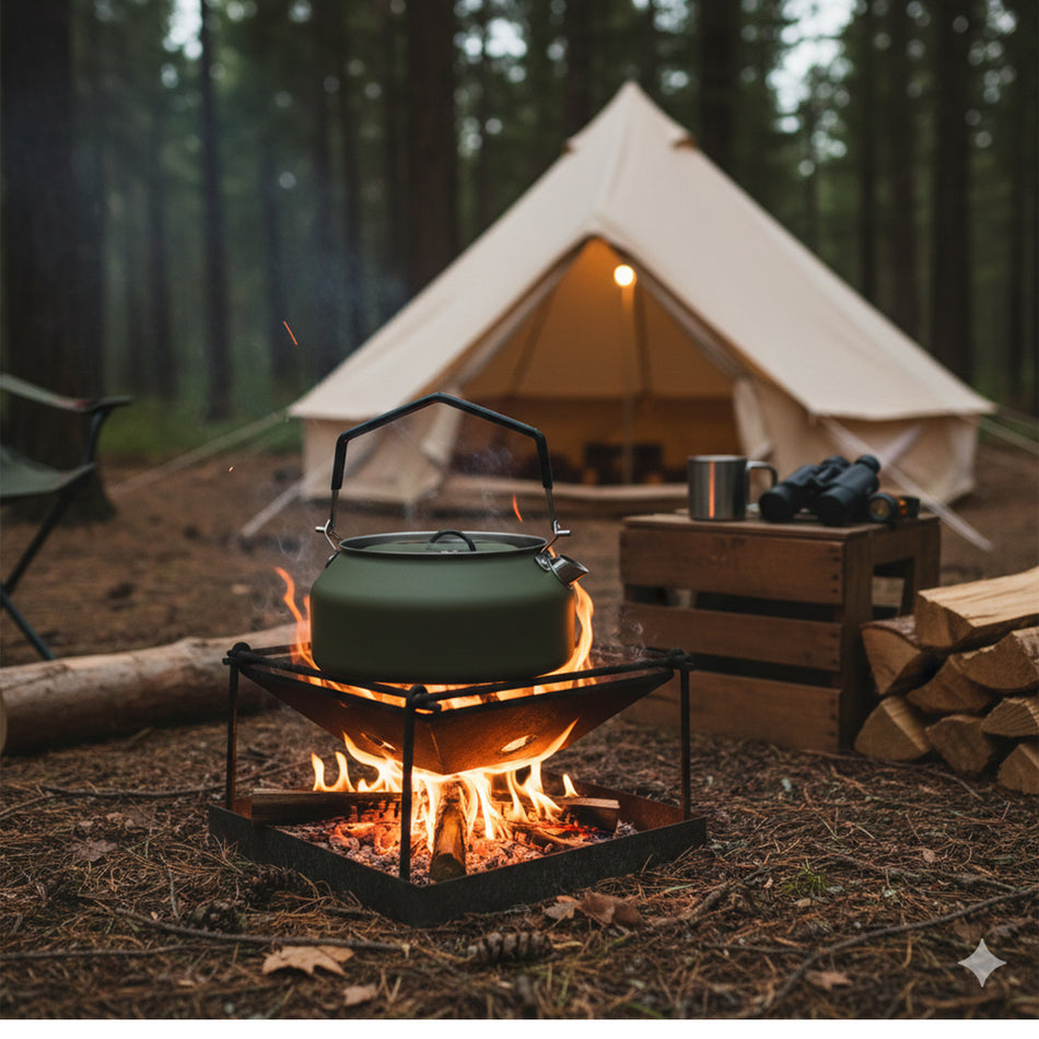 Edelstahl Teekessel 1 Liter Wasserkessel