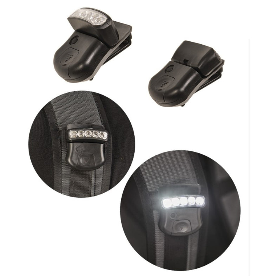 LED Clip Light für Mützen Caps Molle-Schlaufen 50 Lumen