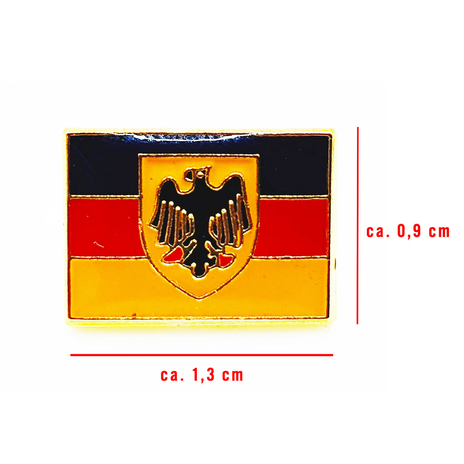 Deutschland Flagge Dienst-Fahne Anstecker Pin Badge