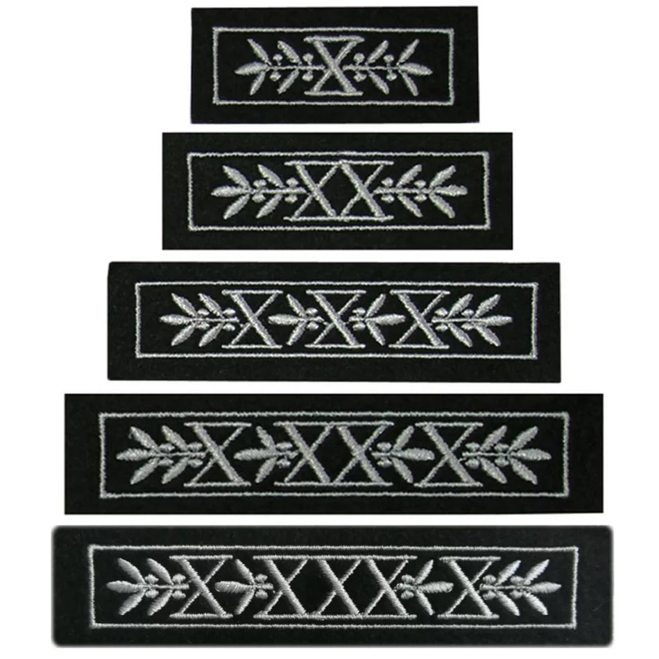 Dienstaltersabzeichen Bayern 10, 20, 30, 40, 50 Jahre