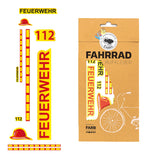 Fahrrad MTB Feuerwehr & Polizei Aufkleber Sticker