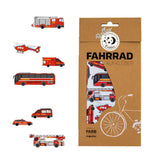 Fahrrad MTB Feuerwehr & Polizei Aufkleber Sticker