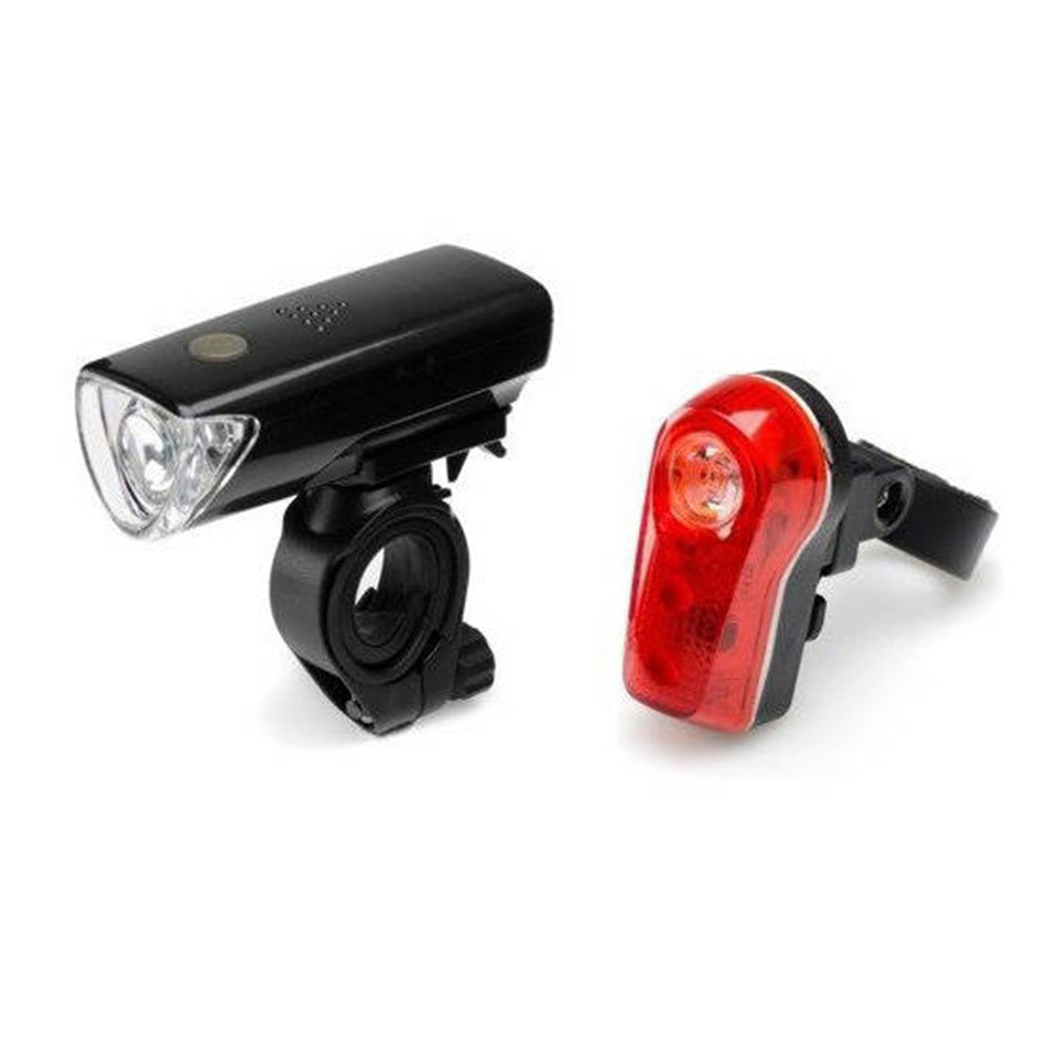 Fahrradlicht Set Falcon Eye Frontlicht 50 lm Rücklicht 8 lm