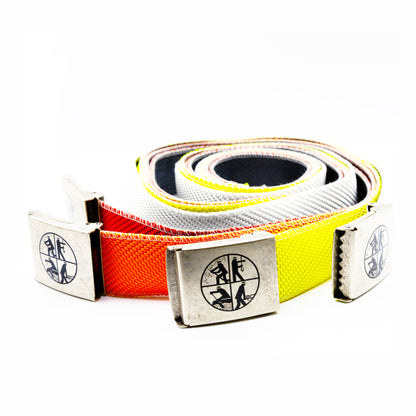 Gürtel aus Feuerwehrschlauch Retten-Löschen-Bergen-Schützen Feuerwehr Koppelschnalle