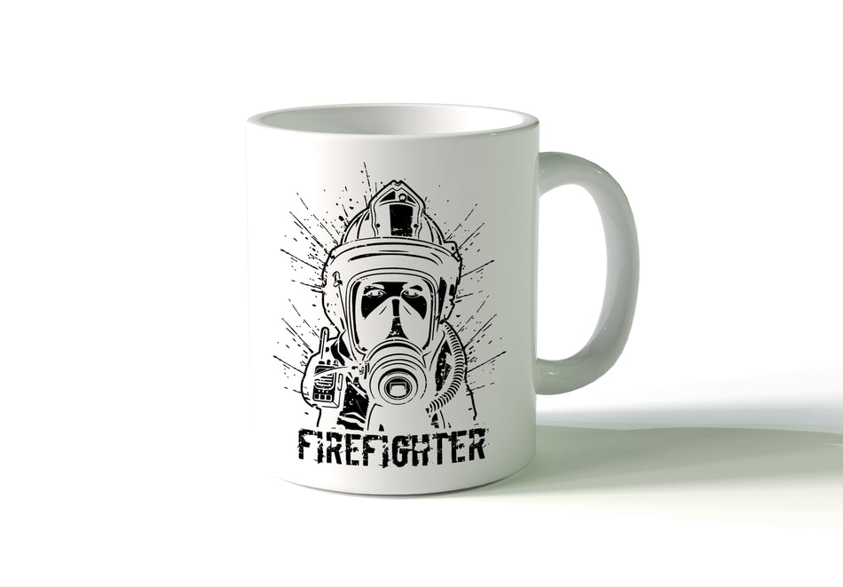 Feuerwehr Tasse Firefighter Atemschutz AGT Kaffeetasse