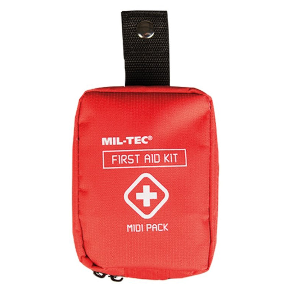 Mini Erste-Hilfe-Set FIRST AID PACK MIDI rot für Fahrrad Wandern Outdoor