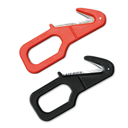 FKMD Rescue Diving Rettungsmesser Feuerwehr Tauchen Klettern rot schwarz