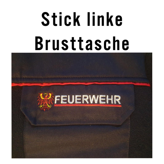Fleecejacke Feuerwehr Brandenburg Damen und Herren marineblau Dienstjacke