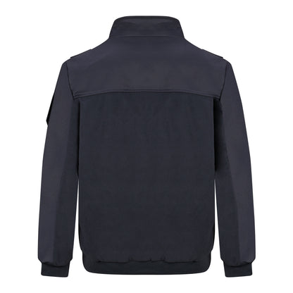 Feuerwehr Fleecejacke Tagesdienst Winterjacke marineblau neutral