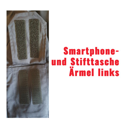 Feuerwehr Fleecejacke Tagesdienst Winterjacke marineblau neutral