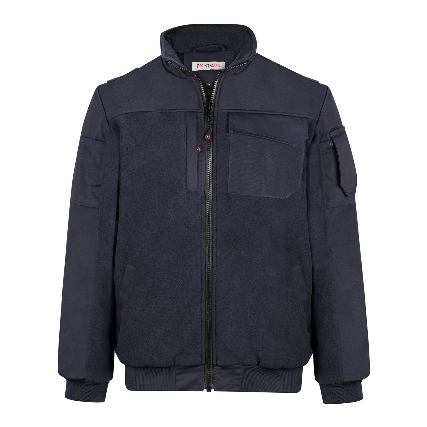 Feuerwehr Fleecejacke Tagesdienst Winterjacke marineblau neutral