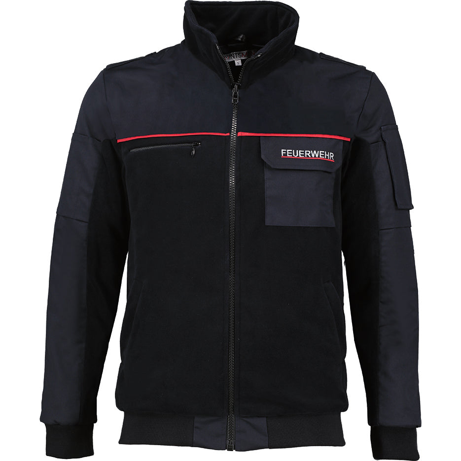 Fleecejacke Feuerwehr Saarland Thüringen Sachsen Damen Herren Winterjacke
