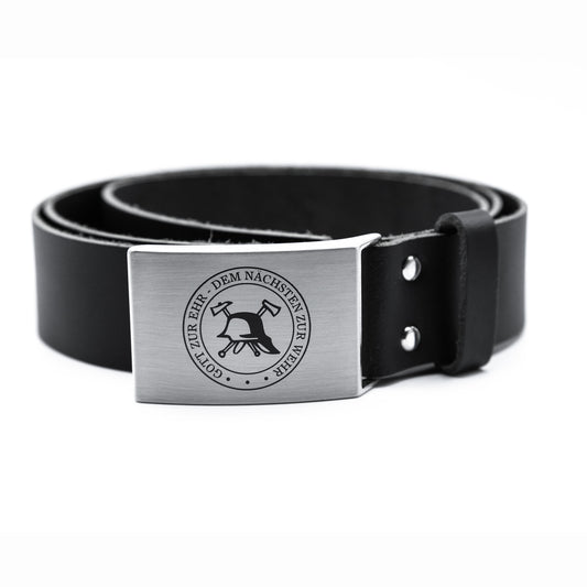 Ledergürtel Feuerwehr Gott zur Ehr dem nächsten zur Wehr Gürtel Koppelschnalle