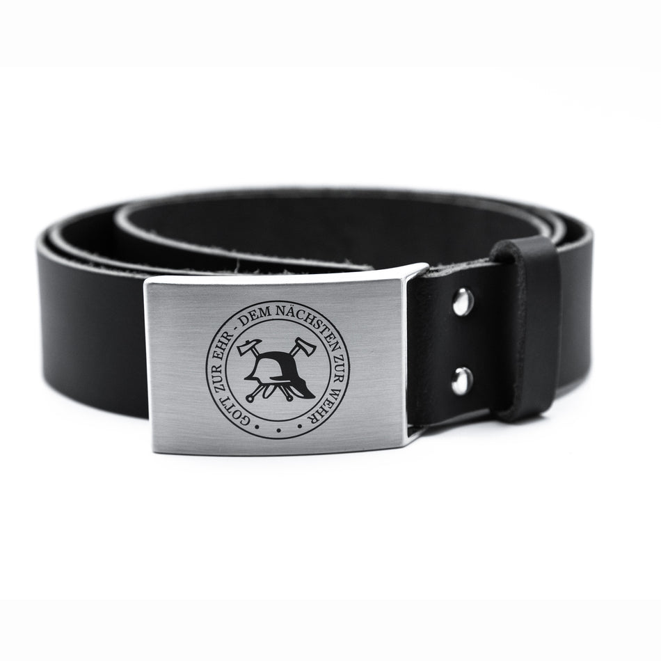 Ledergürtel Feuerwehr Gott zur Ehr dem nächsten zur Wehr Gürtel Koppelschnalle