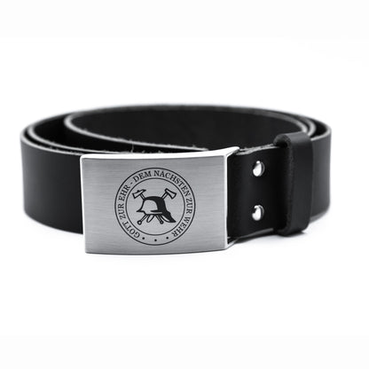 Ledergürtel Feuerwehr Gott zur Ehr dem nächsten zur Wehr Gürtel Koppelschnalle