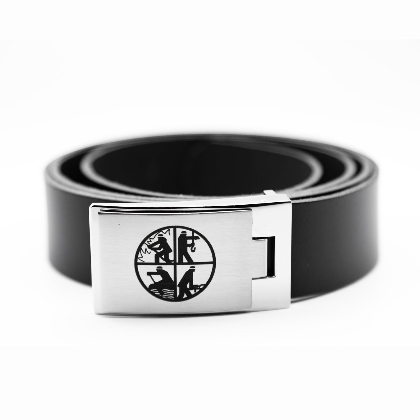 Ledergürtel Retten-Löschen-Bergen-Schützen Feuerwehr Gürtel Koppelschnalle