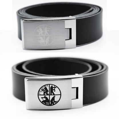 Ledergürtel Retten-Löschen-Bergen-Schützen Feuerwehr Gürtel Koppelschnalle