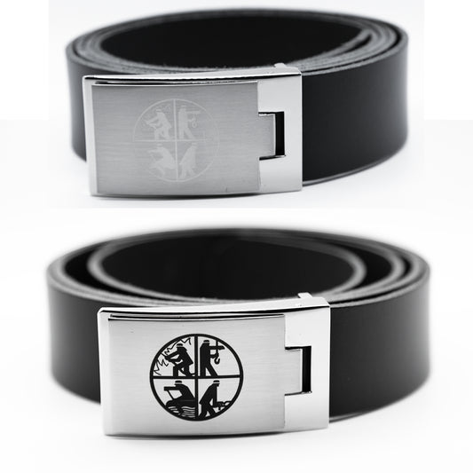 Ledergürtel Retten-Löschen-Bergen-Schützen Feuerwehr Gürtel Koppelschnalle