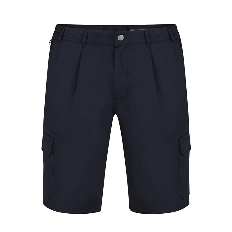 Kurze Diensthose Feuerwehr, Bermuda, neutral, marineblau, Tagesdiensthose