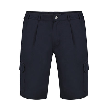 Kurze Diensthose Feuerwehr, Bermuda, neutral, marineblau, Tagesdiensthose