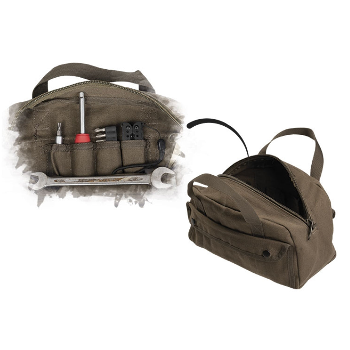 Werkzeugtasche Mechaniker Tragetasche  Machanic Tool Bag in schwarz oder oliv.