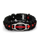 Paracord Feuerwehr Armband mit Motive