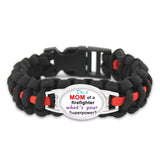 Paracord Feuerwehr Armband mit Motive