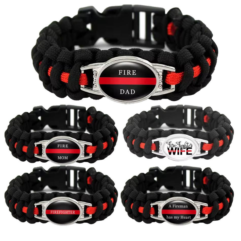 Paracord Feuerwehr Armband mit Motive