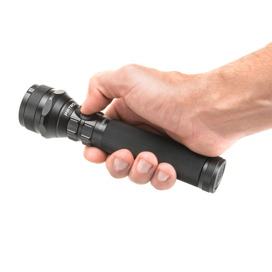 Taschenlampe PATROL LTD  Taktische Handlampe mit Ladestation und Notbeleuchtung