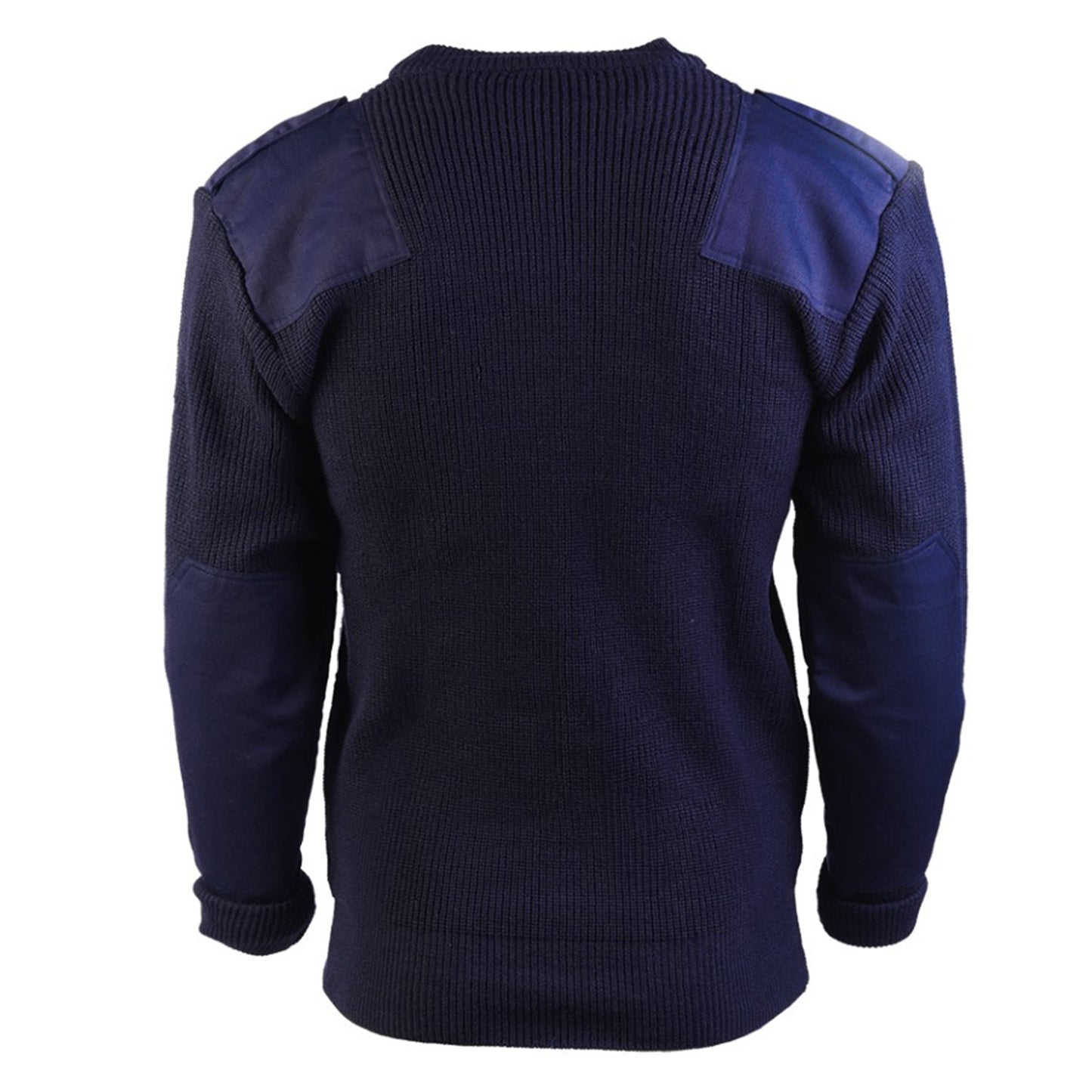Feuerwehr Pullover dunkelblau mit Schulterklappen Bundeswehr Outdoor