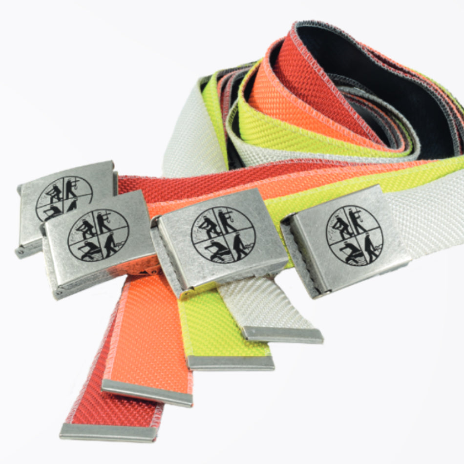 Gürtel aus Feuerwehrschlauch Retten-Löschen-Bergen-Schützen Feuerwehr Koppelschnalle