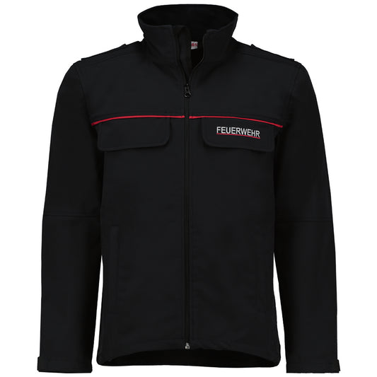 Softshelljacke Feuerwehr Saarland, Thüringen, Sachsen | unisex