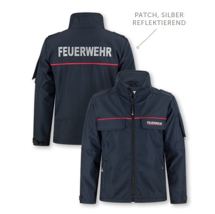 Softshelljacke Feuerwehr Saarland Thüringen Sachsen Herren Damen Winterjacke