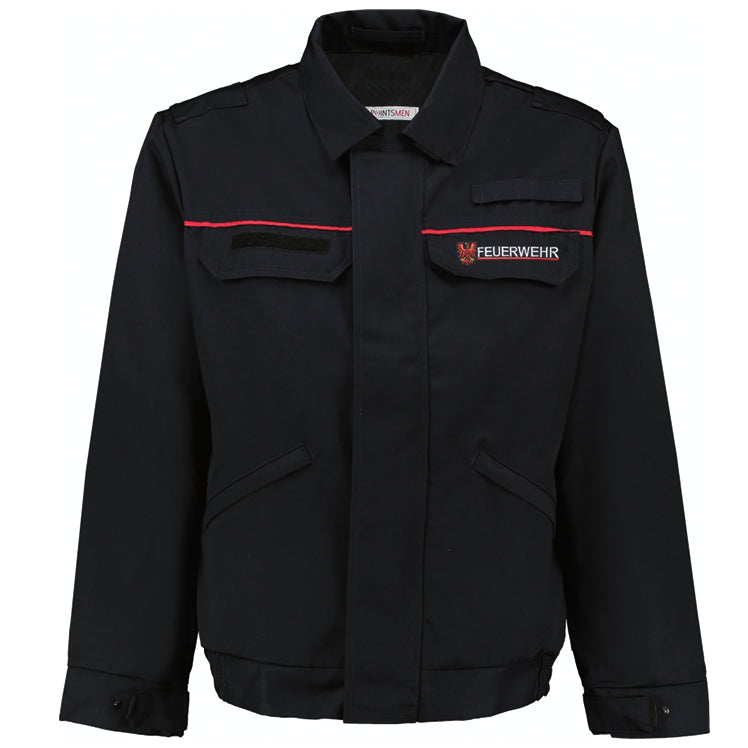 Feuerwehr Brandenburg Blouson Jacke, unisex, Damen und Herren, marineblau, Tagesdienst
