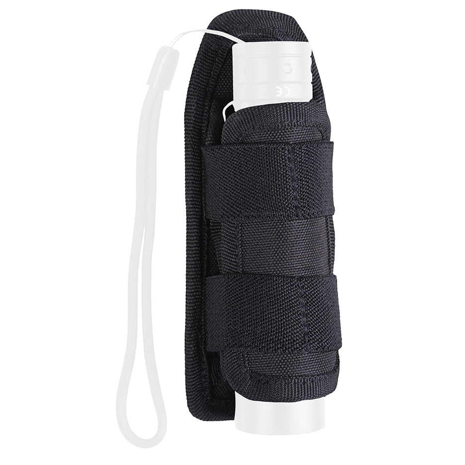 Taschenlampenholster, Lampen Gürteltasche, schwarz SEC Holster Molle Mil-Tec