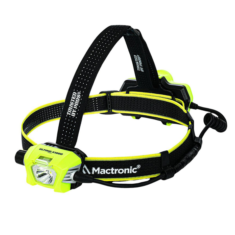 Stirnlampe Ultimo X1000 hochleistungs Akku Kopflampe 1000 Lumen 148 Stunden