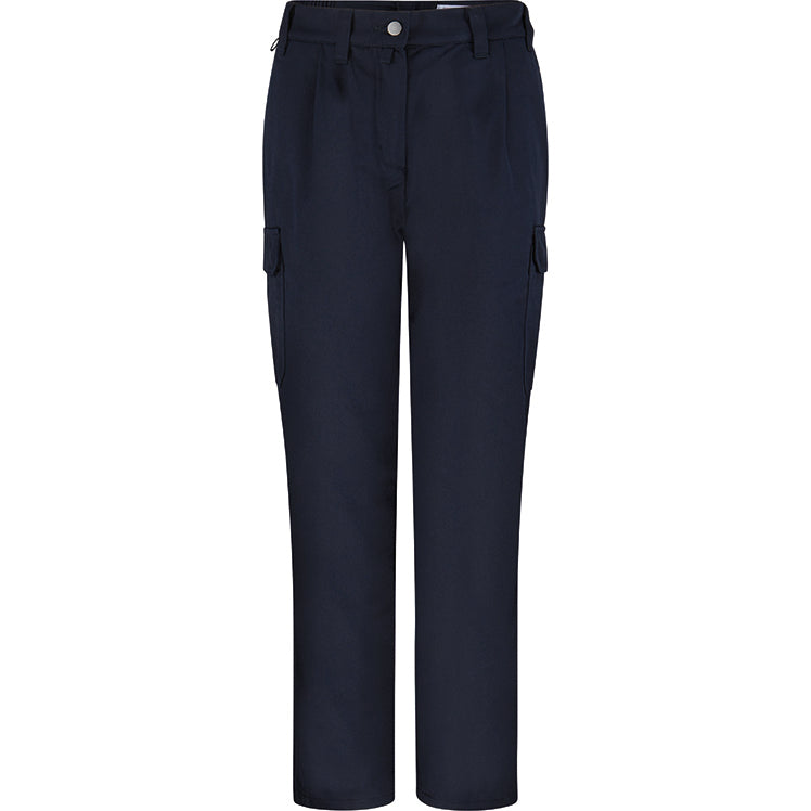 Diensthose Damen Feuerwehr, neutral, marineblau, Tagesdiensthose